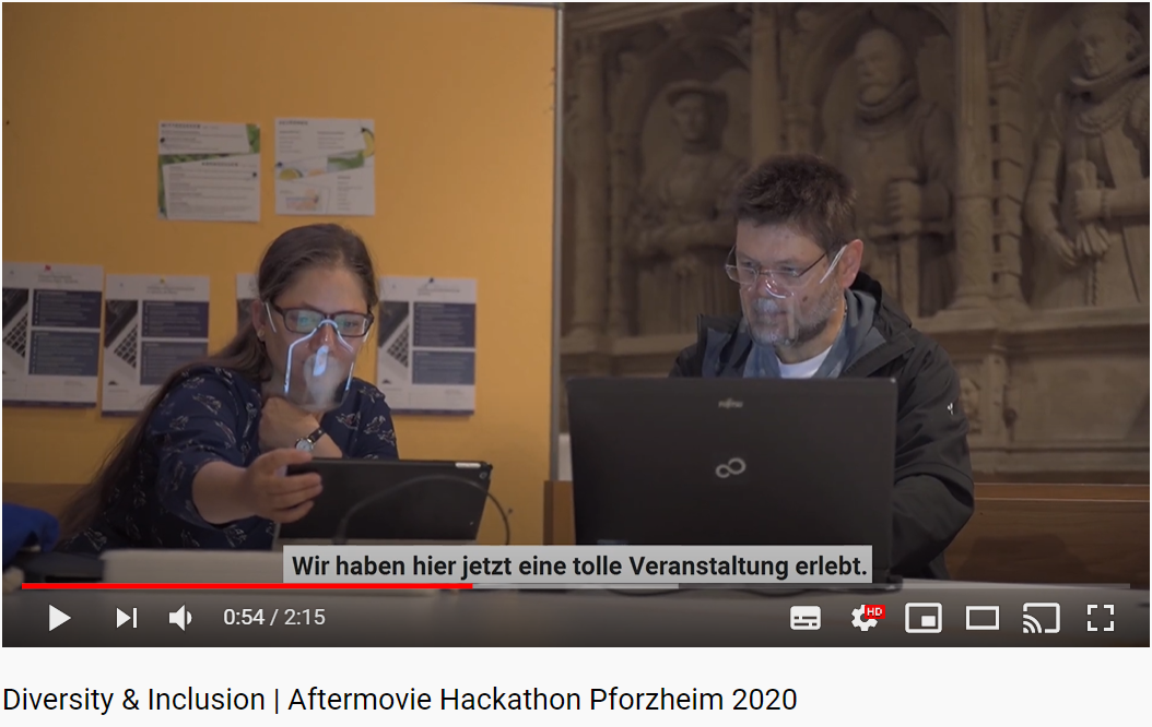 Aftermovie zum Hackathon Diversity & Inclusion online